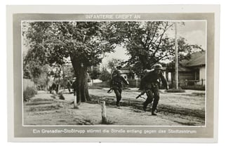 German Postcard 'Infantrie Greift an!'