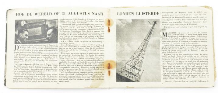 British/Dutch Dropping Booklet 'Koninginnedag 1942'