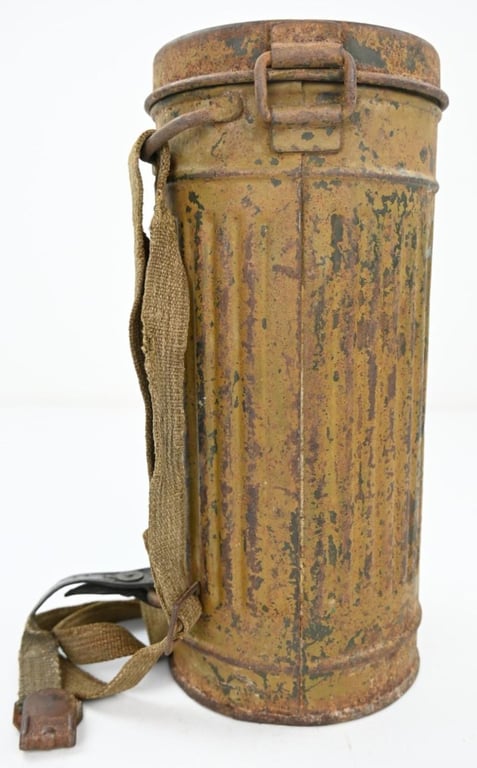 German WH M31 Tropical Camo Gasmask Set