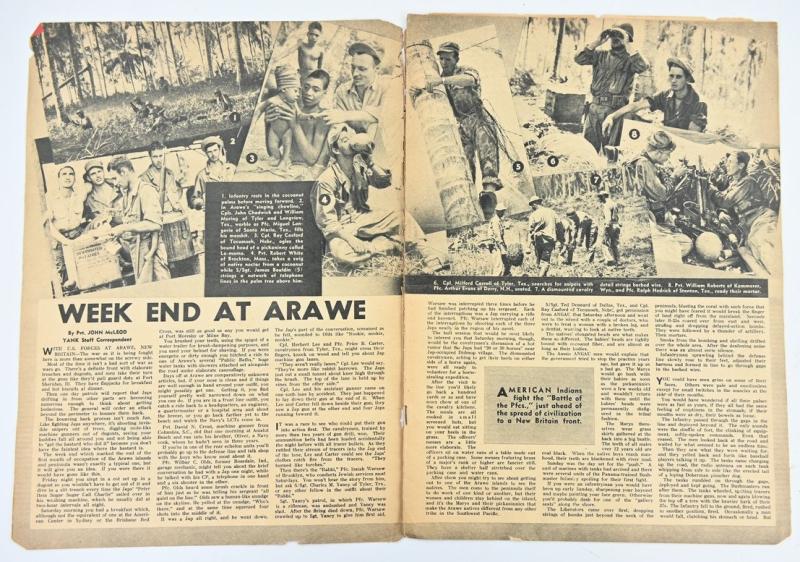 US WW2 Yank Down Under Magazine February 18th 1944