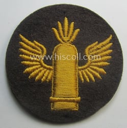 WH (Kriegsmarine) machine-embroidered career- ie. specialist-armbadge (ie. 'Tätigkeits-Abzeichen')...