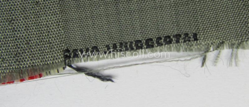 WH (Heeres) so-called: 'M43-pattern') cap-eagle/cocarde (ie. cap-trapezoid) as was specifically produced for usage on the so-called: 'M-43'-model field-caps (ie. 'Einheitsfeldmützen')