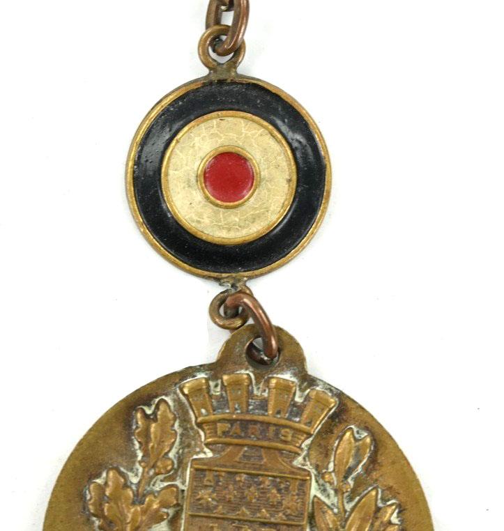 German WH Keychain 'Occupation of Paris 1940'