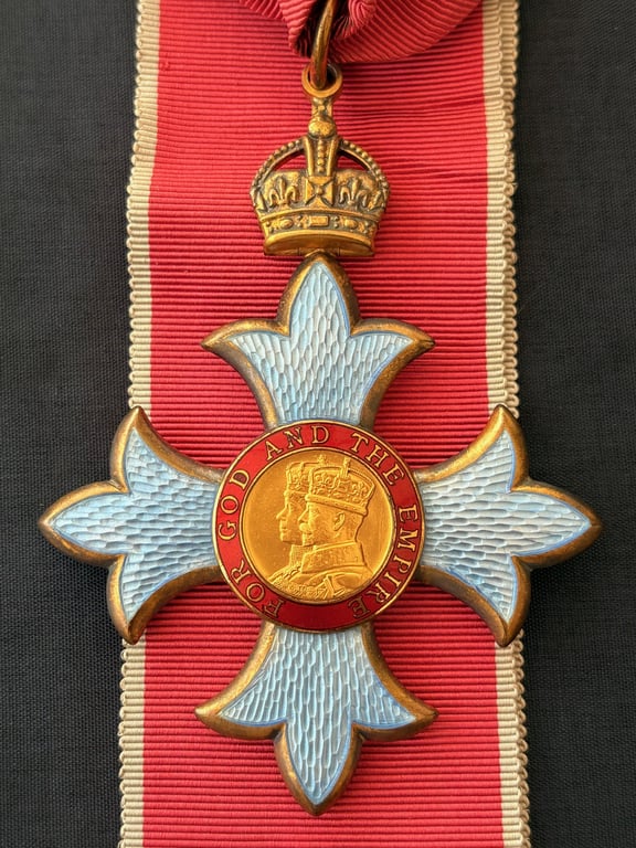 K.B.E NAMED CASED MEDAL SET KNIGHT COMMANDER OF THE ORDER OF THE BRITISH EMPIRE.