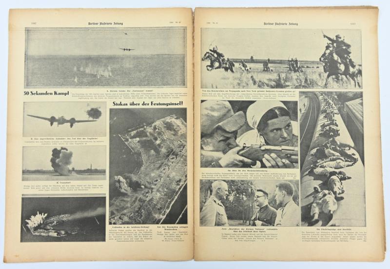 German Berliner Illustrierte Zeitung Newspaper 1941