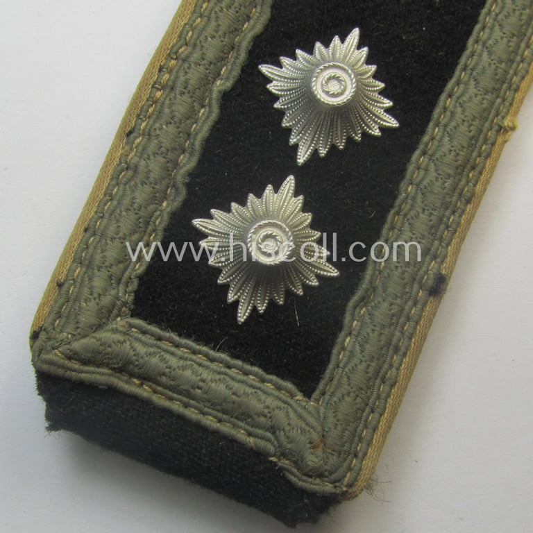 Single, Waffen-SS NCO-type shoulderstrap: 'SS-Hauptscharführer' who served within the: 'SS-Infanterie-Trpn.'