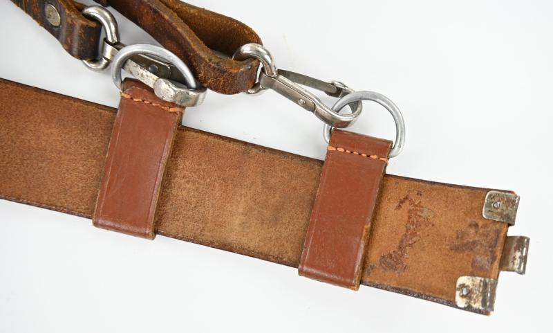 German SA Officer Belt with Beltbuckle and Shoulderstap