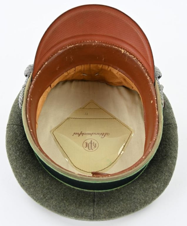 German WH Officer Visor Cap 'Panzergrenadier'