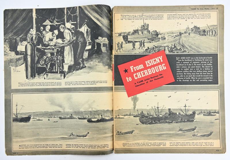 US WW2 Yank Magazine 'British Edition' July 16,1944