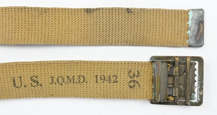US WW2 Enlisted Men Trouser Belt