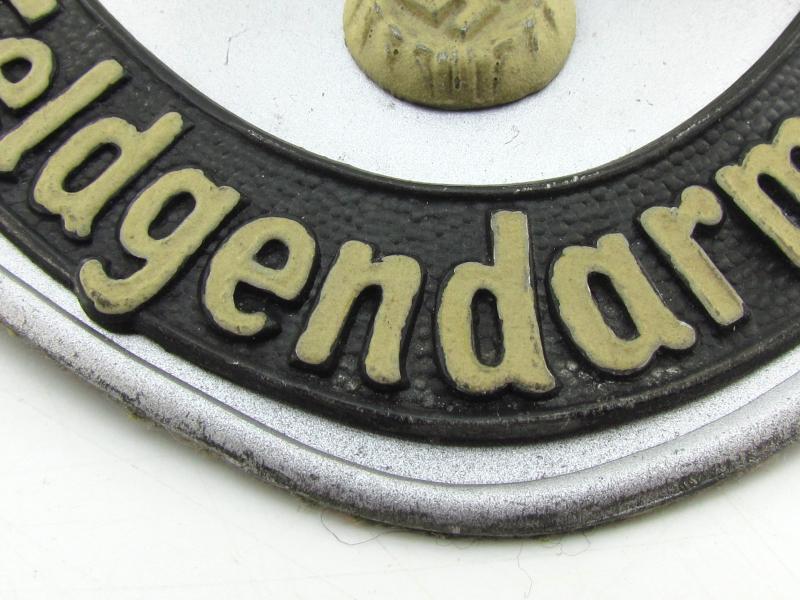 Wehrmacht 'Feldgendarmerie' Gorget "Assmann"