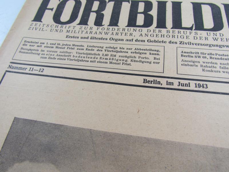 Fortbildung Magazine Nr 11-12 June 1943