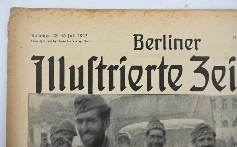 German Berliner Illustrierte Zeitung Newspaper 1942