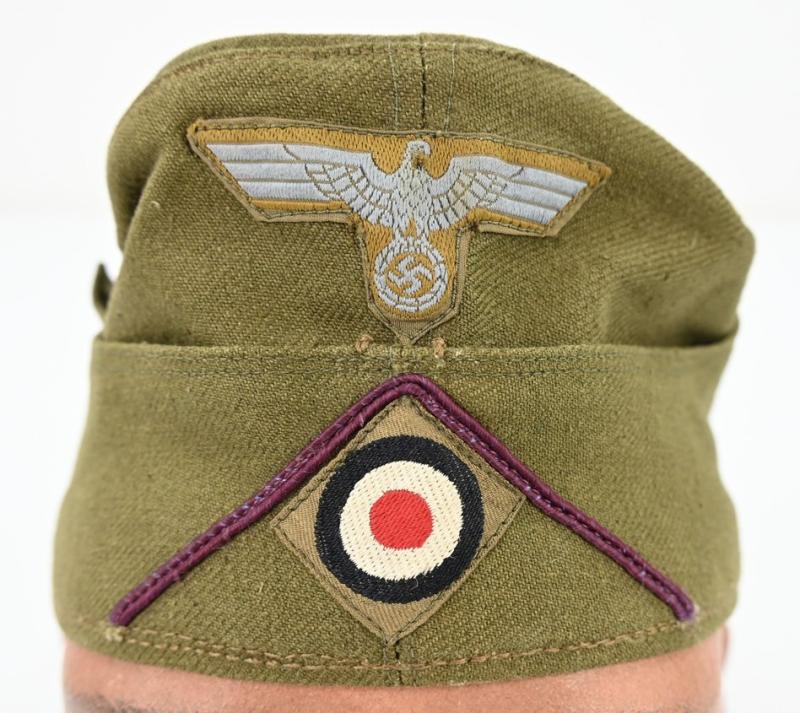 German WH EM/NCO Tropical Overseas Cap 'Smoke troops'