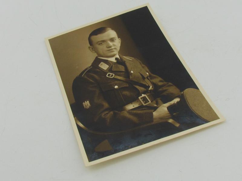 Portrait Photo ( Postcard ) of a DRK Member