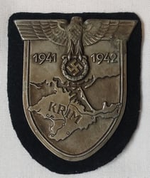 WH (Heeres or Waffen-SS) Panzer 'Krim' campaign shield