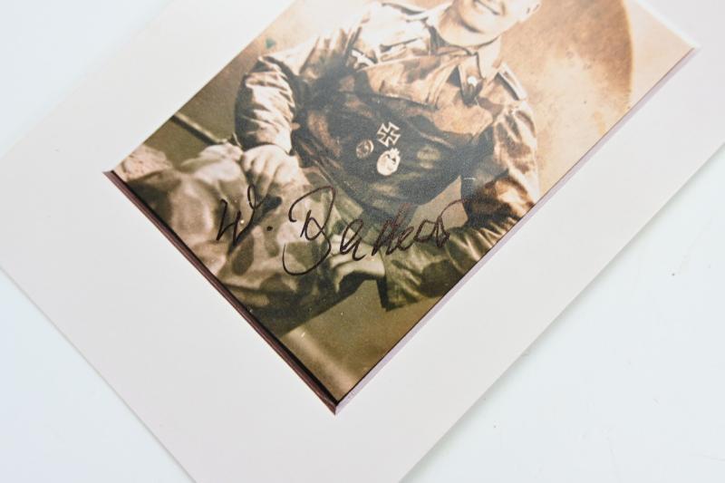 Signature of Wehrmacht (Heer) KC Recipient 'Wilhelm Bachor'