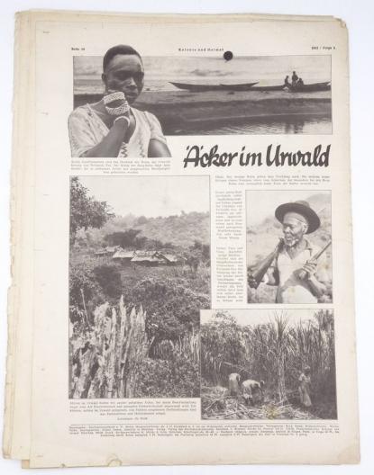 German Magazine “Kolonie und Heimat” 1 January 1942