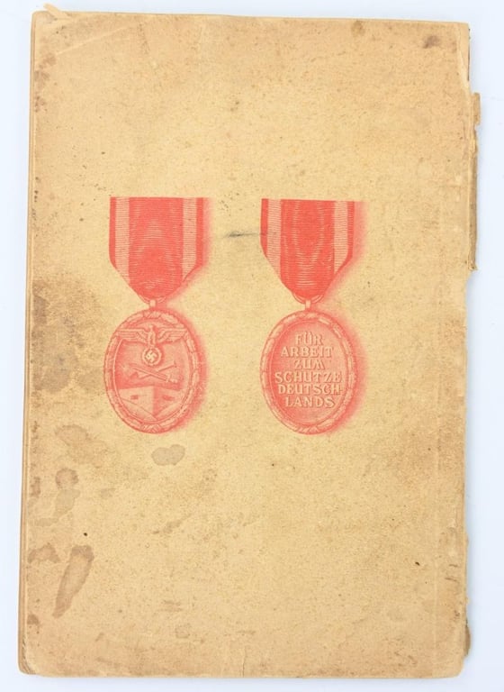 German Booklet DAF 'Unbezinglicher Westwall'