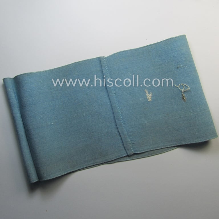 Light-blue-coloured and neatly 'BeVo'-woven, so-called: RLB (or: 'Reichsluftschutzbund') 'Amtsträger'-armband depicting the typical 'RLB'-logo (without lettering)