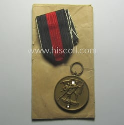 WH Czech-occupation- (ie. 'Anschluss'-) medal: '1. Oktober 1938'...