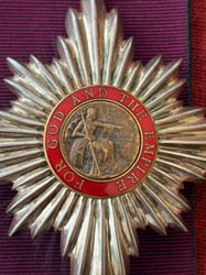 WWI MILITARY 1917 KNIGHTHOOD OF THE ORDER OF...