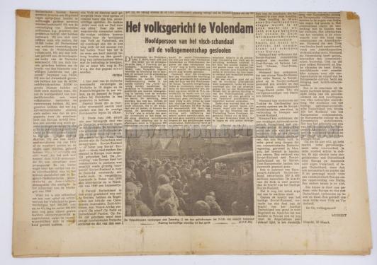 Dutch NSB newspaper "Volk en Vaderland"