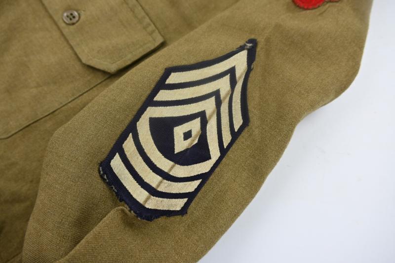 US WW2 Wool Shirt 43rd Infantry Division