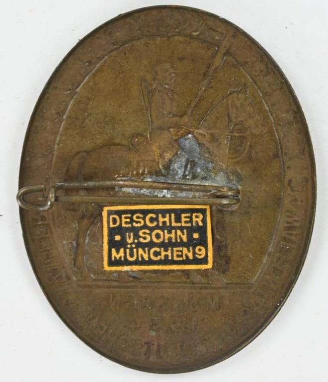 German Third Reich Tinnie '4. Waffentag der Deutsche Kavallerie Munchen 1934''