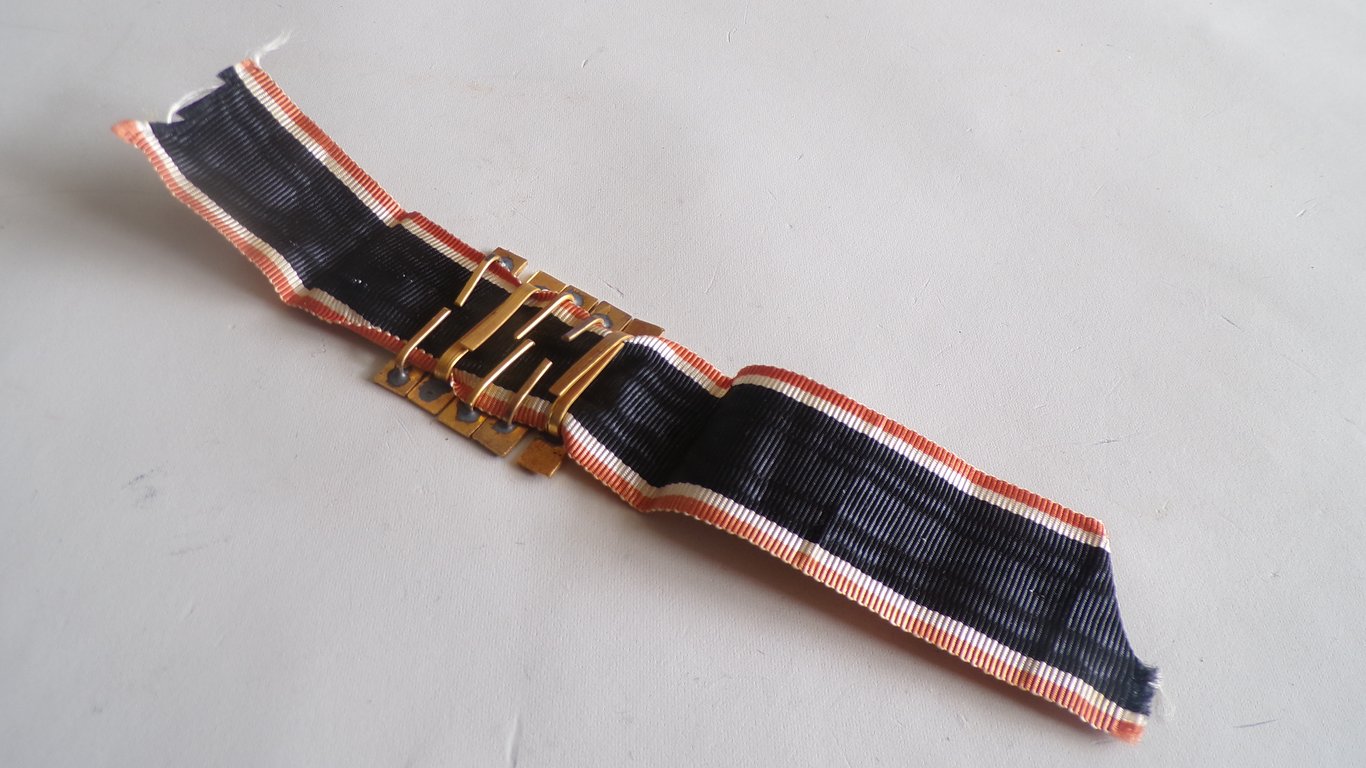 Kyffhäuserbund ribbon with 5 combat clasps