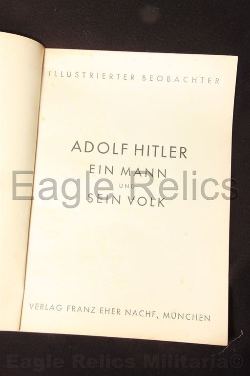 Adolf Hitler - A man and His Nation Large  Paper Back