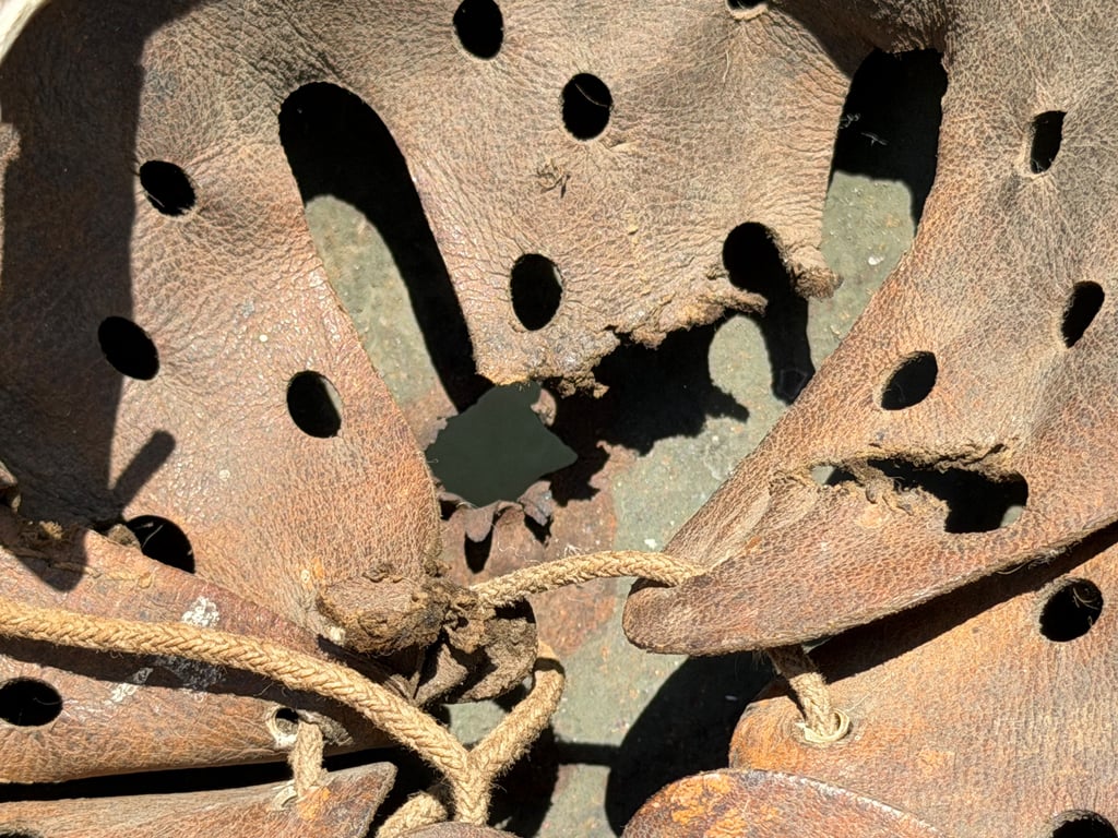 WH M35 re-issued Battle Damage Helmet