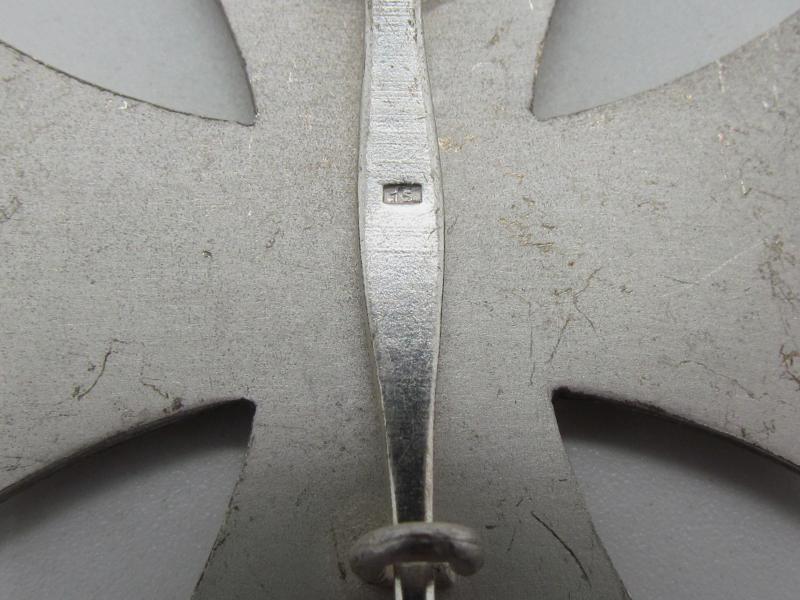 Iron cross 1st class ( EK1 ) "15" ( Friedrich Orth )