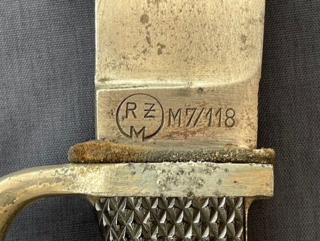 WWII GERMAN HITLER YOUTH DAGGER BY JACOBS & SOHNE RZM M7/118.