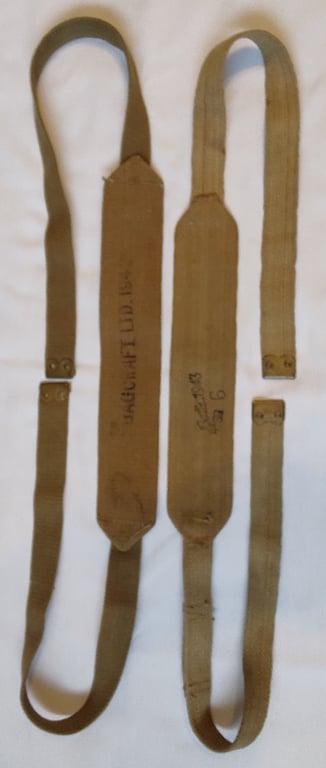 Pair of WW2 British army cross straps