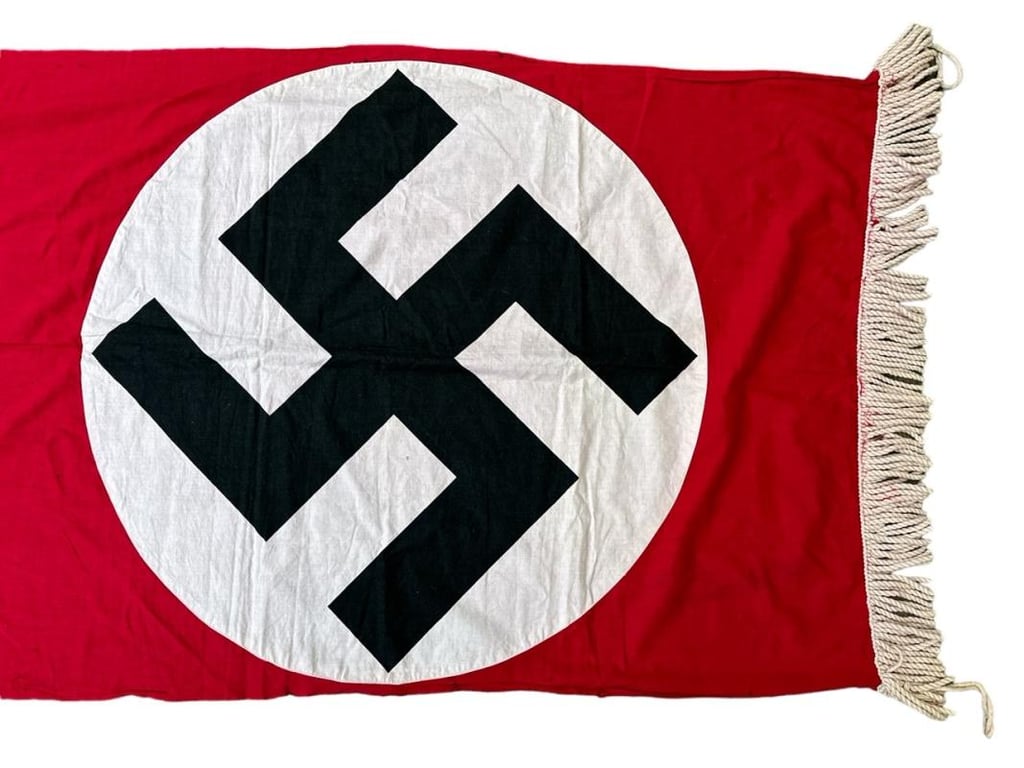 Third Reich NSDAP ( cut off ) Podiumbanner