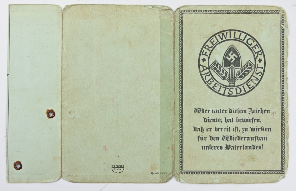 German RAD member Pass 74/6