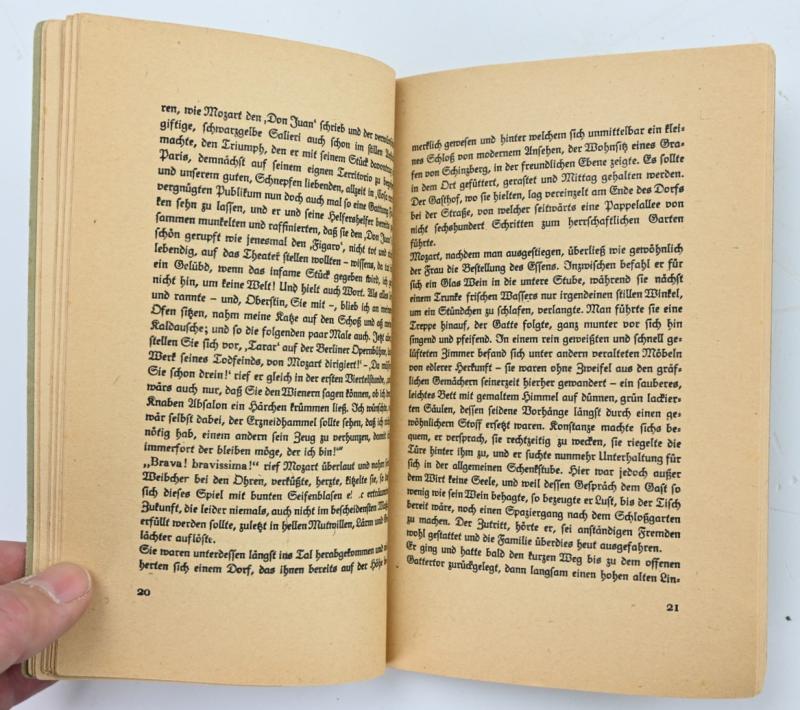 German WH Soldiers Booklet 'Mozart auf der Reise nach Prag'