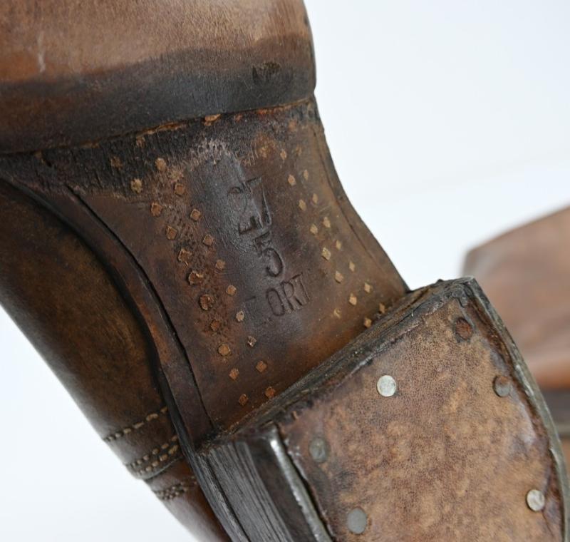 German LW/WH Brown Combat Jackboots