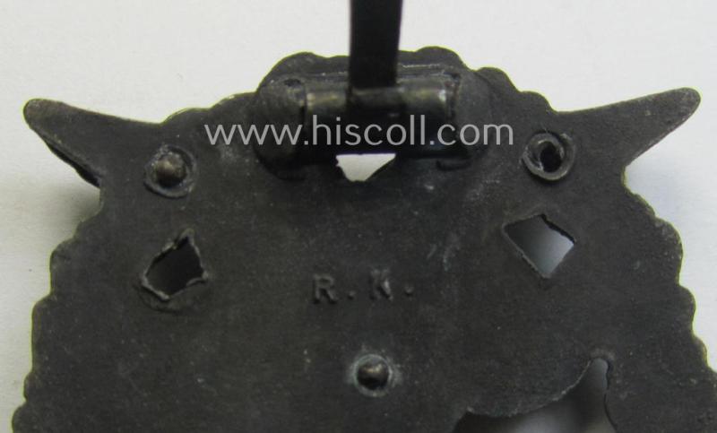 Luxuriously-styled, WH (LW) 'Erdkampfabzeichen' by: 'Rudolf Karneth'