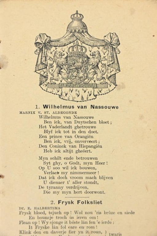 Dutch pre-WW2 Songbook 'Zangbundel voor het Nederlandsche Leger'