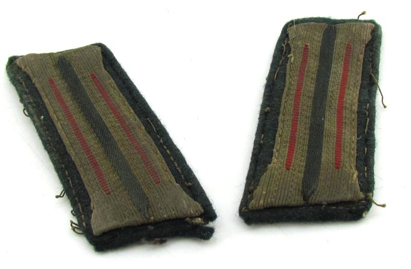 Wehrmacht ( Heer ) Panzerjäger Collar Tabs