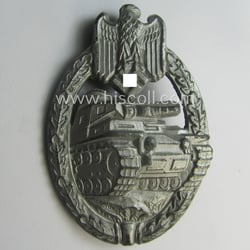 Attractive, 'Panzerkampfabzeichen in Silber' (or: silver-class panzer assault...