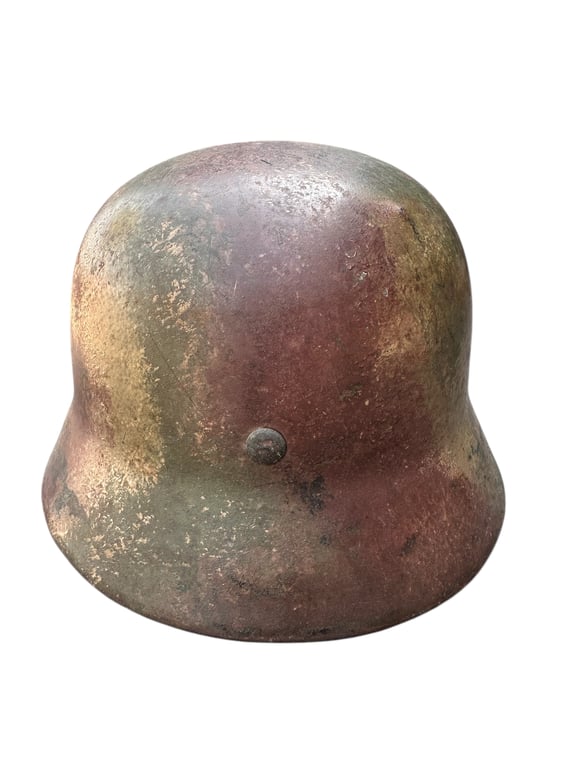 Heer M35 Double Decal Helmet"Normandie"Camo 3 tone