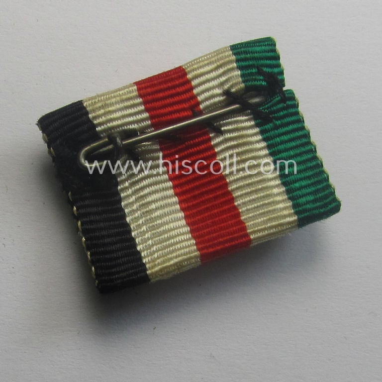 Single-pieced, WH (Heeres ie. KM etc.) medal-bar (ie. 'Feld- o. Bandspange'): 'Deutsch-Italienische Feldzugsmedaille'