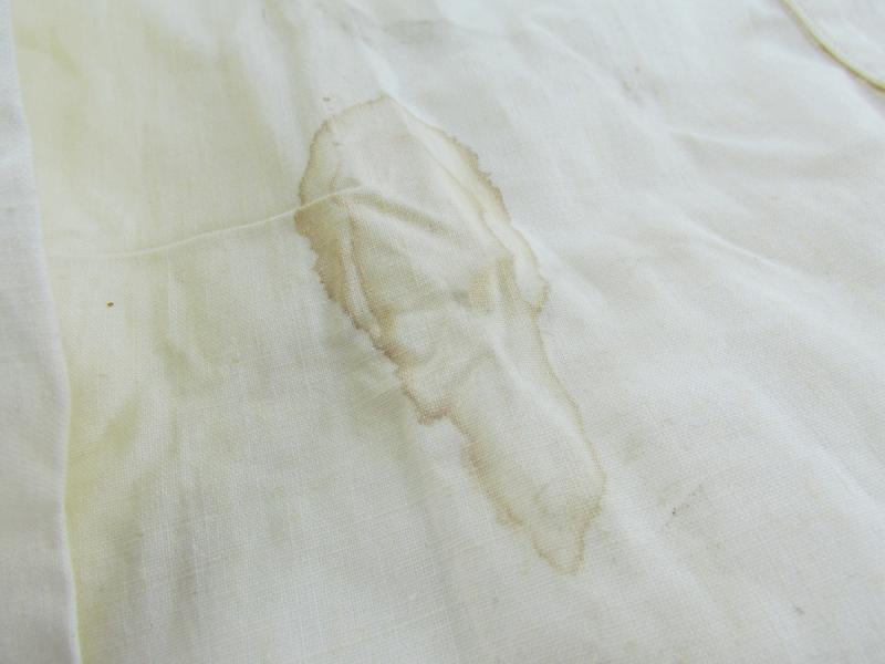 White Cotton Blouse Stamped 1945 And Named