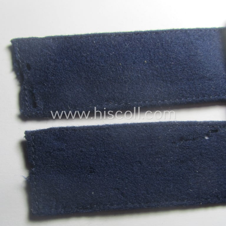 Truly worn, WH (Luftwaffe) cuff-title ie. armband (ie. 'Ärmelstreifen') entitled: 'Geschwader Hindeburg' that comes in a clearly issued- and/or moderately worn, condition
