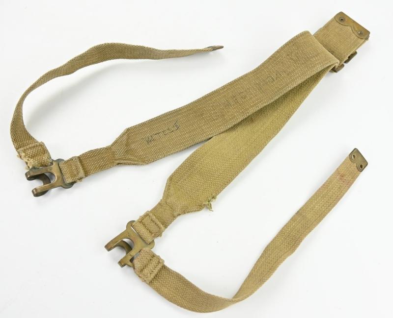 British WW2 Set of Hook Straps