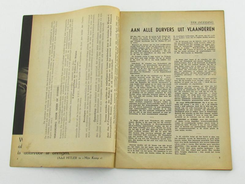 “Vlamingen op!” Waffen-SS Recruitment Brochure – Flanders, ca. 1941–1942