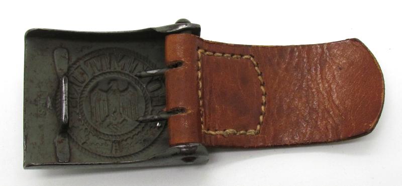 Wehrmacht (Heer) steel buckle by JFS 1942